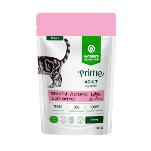 Nature's Protection 340g Prime ((Urinary & Weight Control Set)) Adult all breed 保然成貓多功能無穀濕糧 (白魚+鯷魚+蔓越莓 / 雞肉+三文魚+吞拿魚) 2味各2包 / 85克X4 (KIP20) (EXP: 10月/2027) Nature's Protection 340g Prime ((Urinary & Weight Control Set)) Adult all breed 保然成貓多功能無穀濕糧 (白魚+鯷魚+蔓越莓 / 雞肉+三文魚+吞拿魚) 2味各2包 / 85克X4 (KIP20) (EXP: 10月/2027)